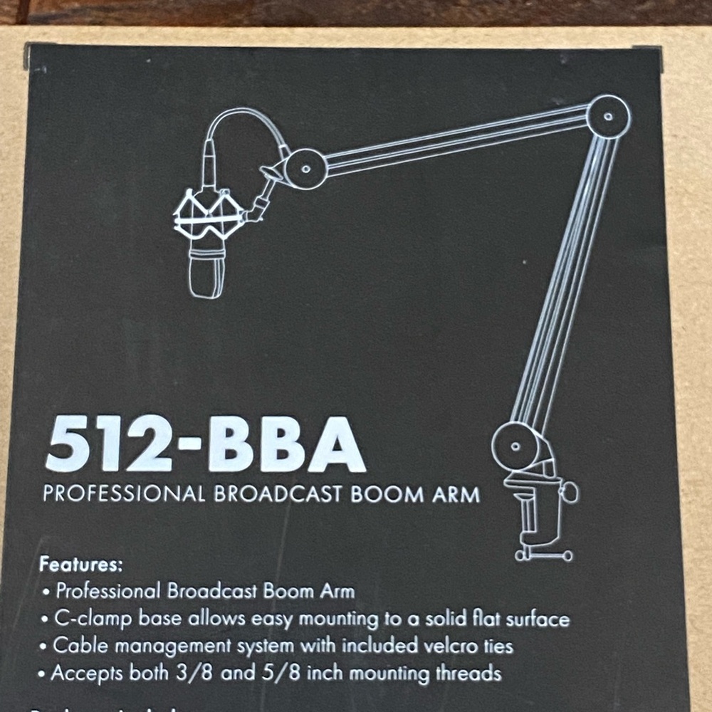 Professional Broadcast Boom Arm NWT